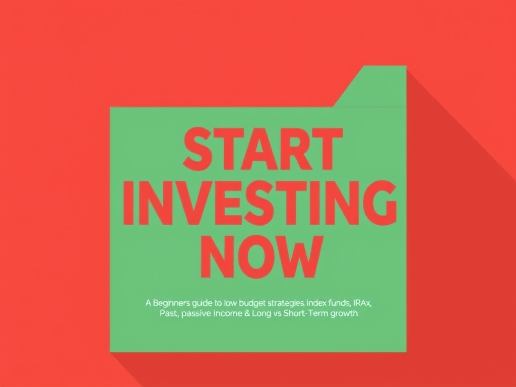 Start Investing Now: A Beginner’s Guide to Low-Budget Strategies, Index Funds, IRAs, Passive Income & Long vs Short-Term Growth